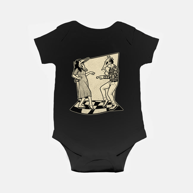 Ghost Couple Dance-Baby-Basic-Onesie-Studio Mootant