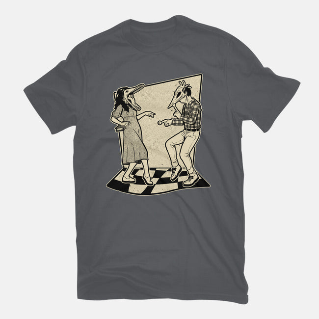 Ghost Couple Dance-Mens-Basic-Tee-Studio Mootant