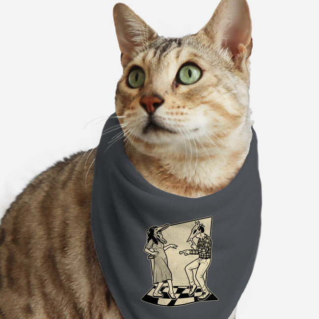 Ghost Couple Dance-Cat-Bandana-Pet Collar-Studio Mootant