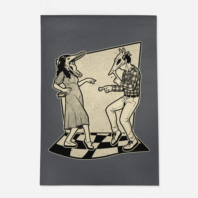 Ghost Couple Dance-None-Indoor-Rug-Studio Mootant