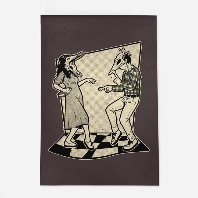 Ghost Couple Dance-None-Indoor-Rug-Studio Mootant