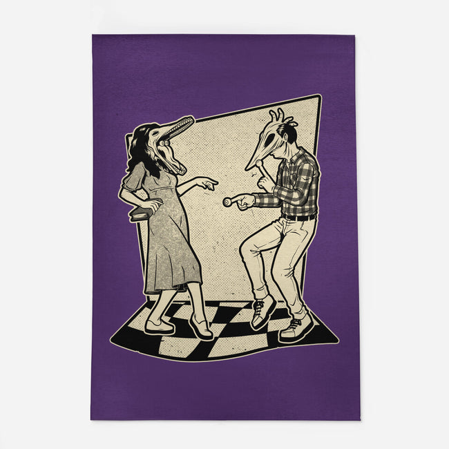 Ghost Couple Dance-None-Indoor-Rug-Studio Mootant