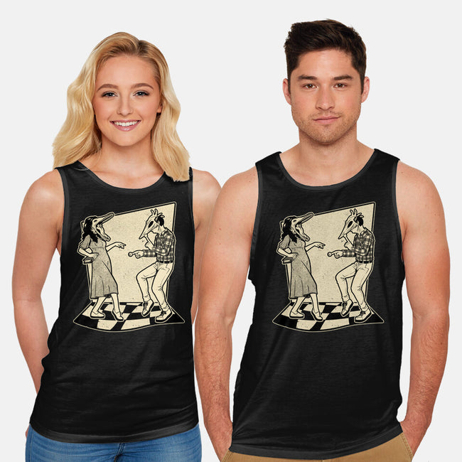 Ghost Couple Dance-Unisex-Basic-Tank-Studio Mootant