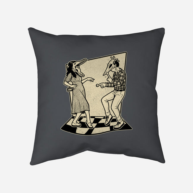 Ghost Couple Dance-None-Removable Cover w Insert-Throw Pillow-Studio Mootant