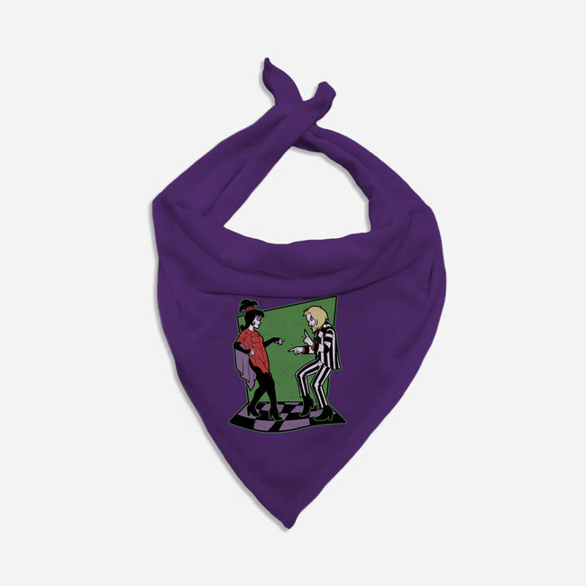 Beetle And Girl Dance-Cat-Bandana-Pet Collar-Studio Mootant