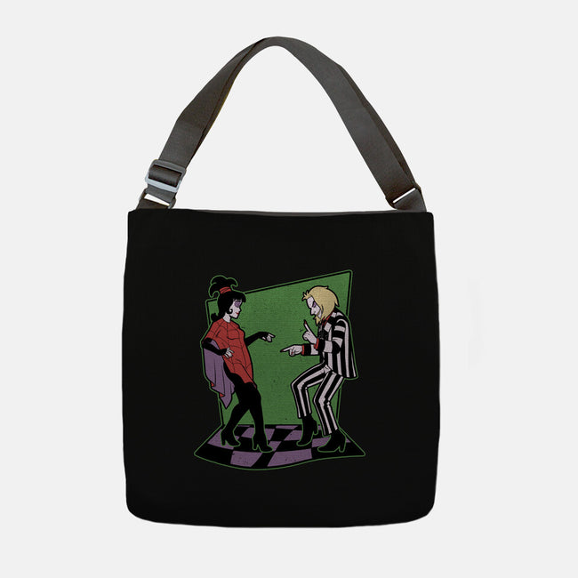 Beetle And Girl Dance-None-Adjustable Tote-Bag-Studio Mootant