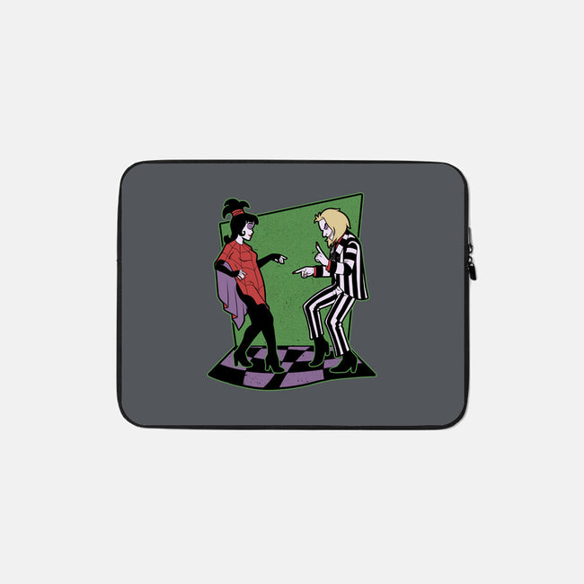 Beetle And Girl Dance-None-Zippered-Laptop Sleeve-Studio Mootant