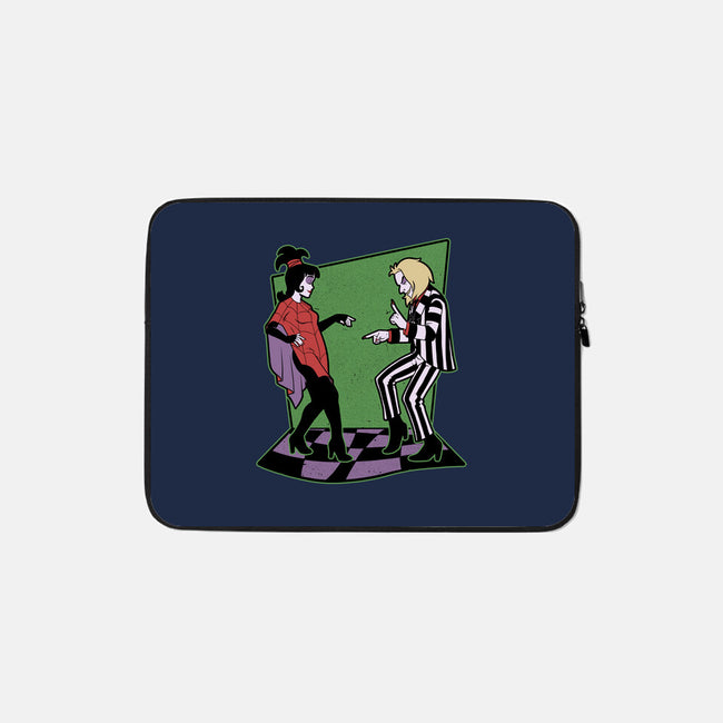 Beetle And Girl Dance-None-Zippered-Laptop Sleeve-Studio Mootant