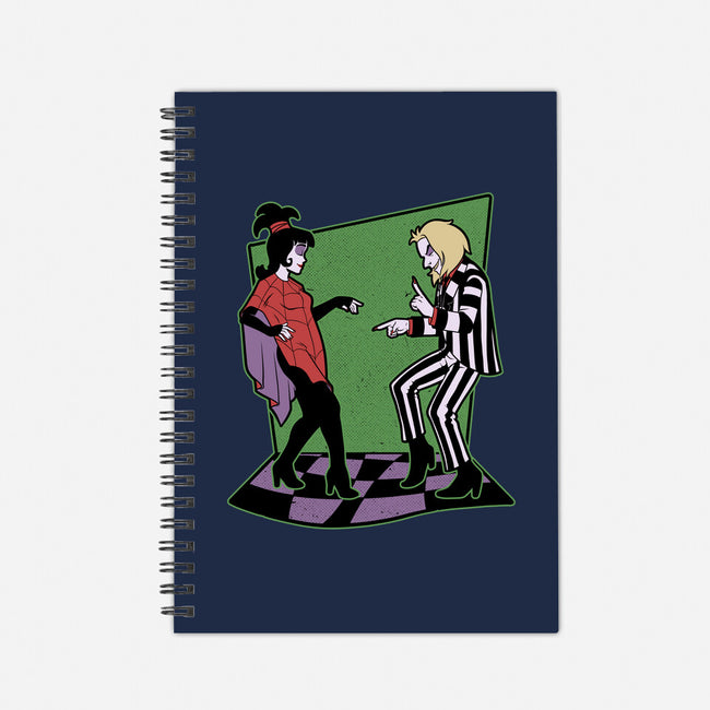 Beetle And Girl Dance-None-Dot Grid-Notebook-Studio Mootant