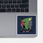 Beetle And Girl Dance-None-Glossy-Sticker-Studio Mootant