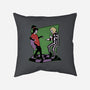 Beetle And Girl Dance-None-Non-Removable Cover w Insert-Throw Pillow-Studio Mootant