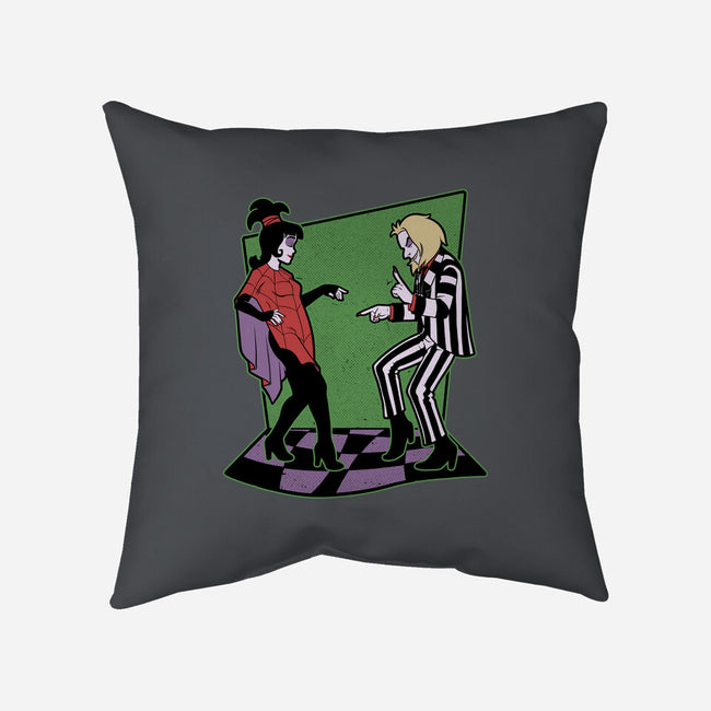 Beetle And Girl Dance-None-Removable Cover w Insert-Throw Pillow-Studio Mootant