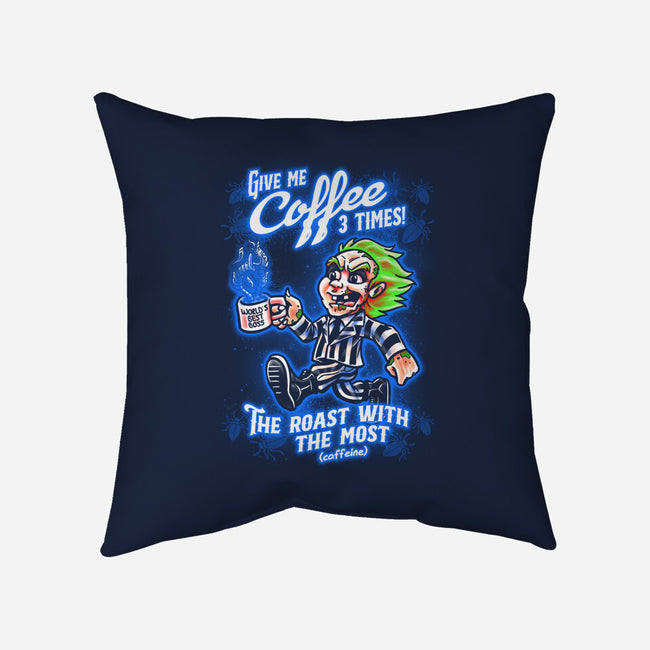 The Roast With The Most-None-Non-Removable Cover w Insert-Throw Pillow-Punksthetic