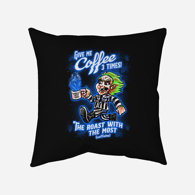 The Roast With The Most-None-Removable Cover-Throw Pillow-Punksthetic