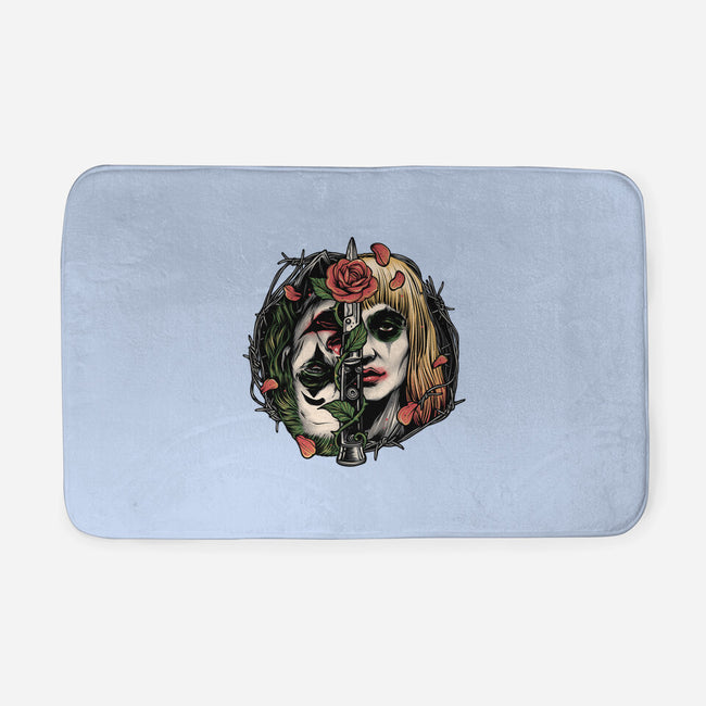 Strange Couple-None-Memory Foam-Bath Mat-glitchygorilla