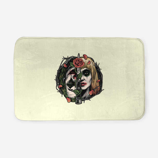 Strange Couple-None-Memory Foam-Bath Mat-glitchygorilla