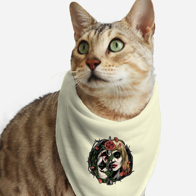 Strange Couple-Cat-Bandana-Pet Collar-glitchygorilla