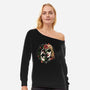 Strange Couple-Womens-Off Shoulder-Sweatshirt-glitchygorilla