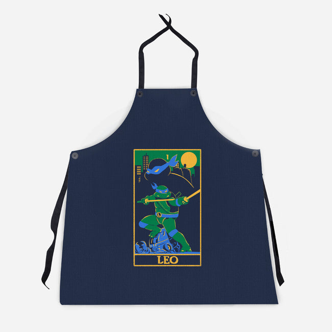 Leo Tarot Card-Unisex-Kitchen-Apron-naomori