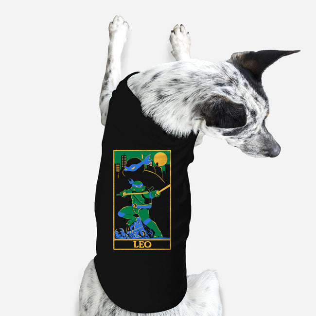 Leo Tarot Card-Dog-Basic-Pet Tank-naomori