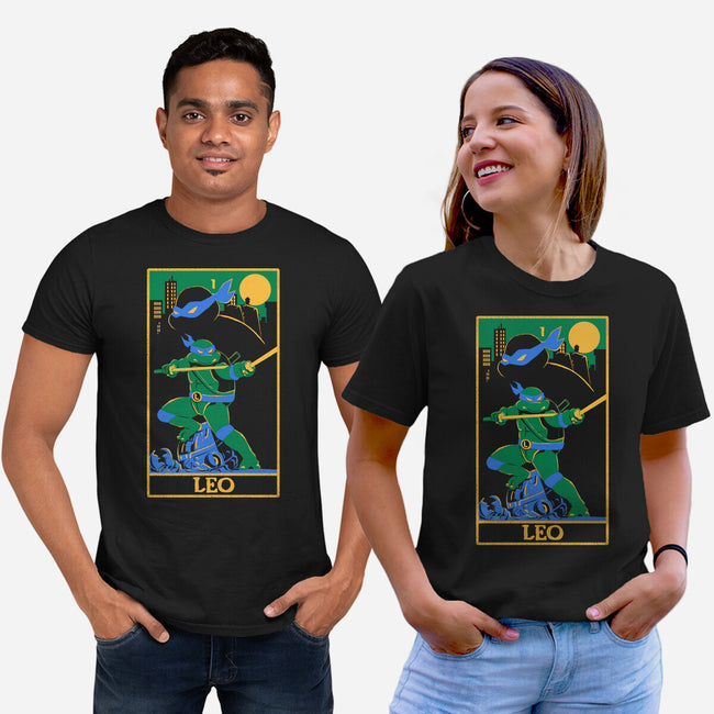 Leo Tarot Card-Unisex-Basic-Tee-naomori