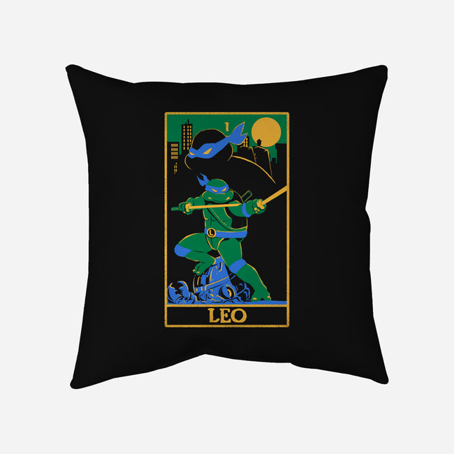 Leo Tarot Card-None-Non-Removable Cover w Insert-Throw Pillow-naomori