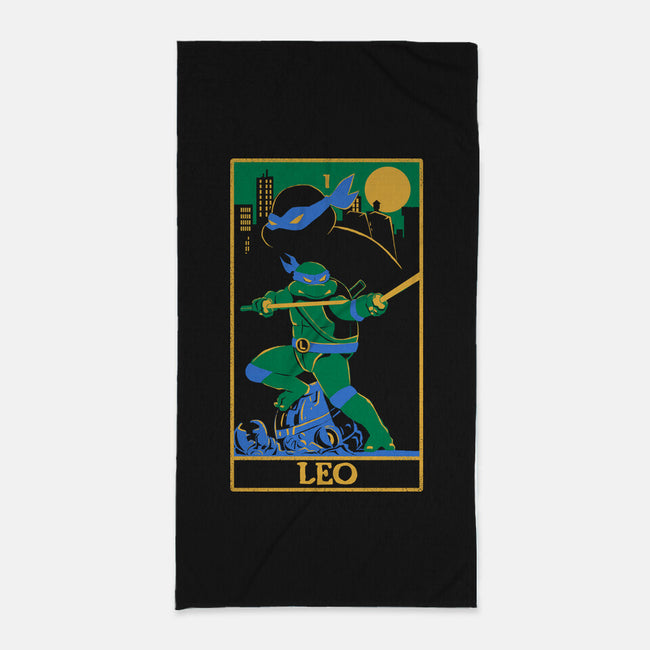 Leo Tarot Card-None-Beach-Towel-naomori