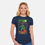 Raph Tarot Card-Womens-Fitted-Tee-naomori