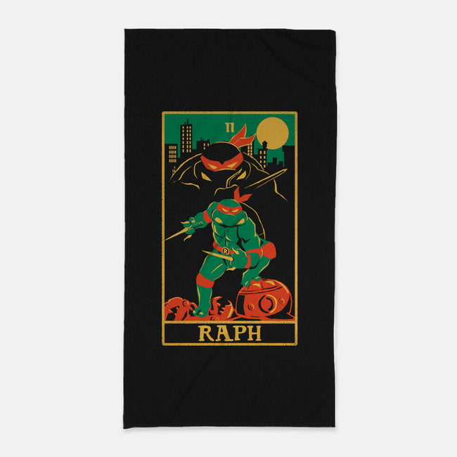 Raph Tarot Card-None-Beach-Towel-naomori