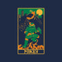 Mikey Tarot Card-Womens-Fitted-Tee-naomori