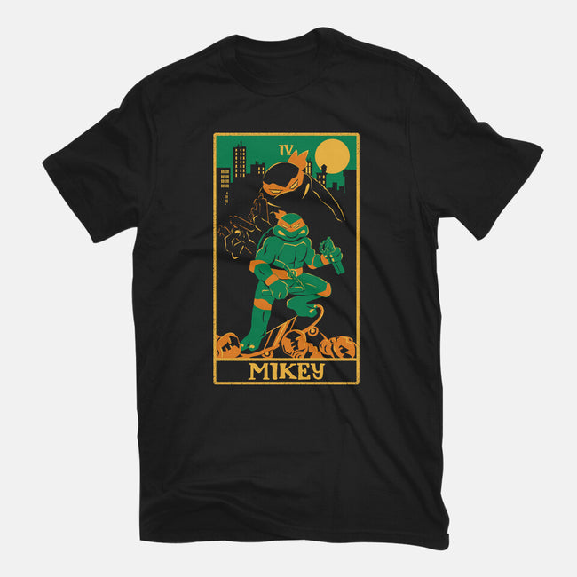 Mikey Tarot Card-Unisex-Basic-Tee-naomori