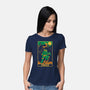 Mikey Tarot Card-Womens-Basic-Tee-naomori