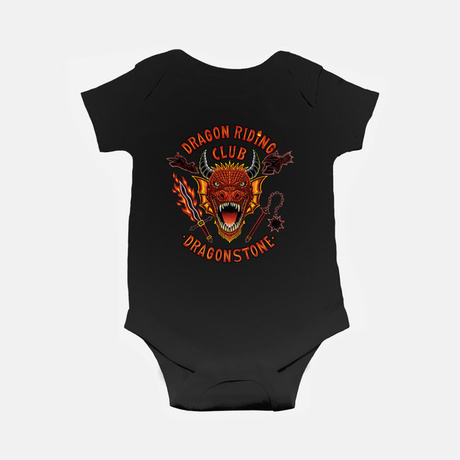 Dragon Riding Club-Baby-Basic-Onesie-rmatix