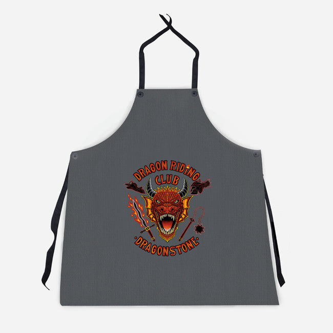 Dragon Riding Club-Unisex-Kitchen-Apron-rmatix