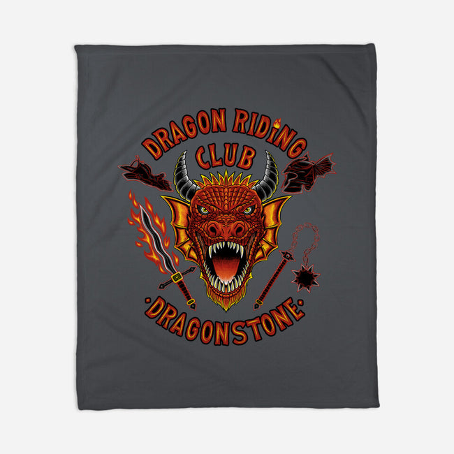 Dragon Riding Club-None-Fleece-Blanket-rmatix