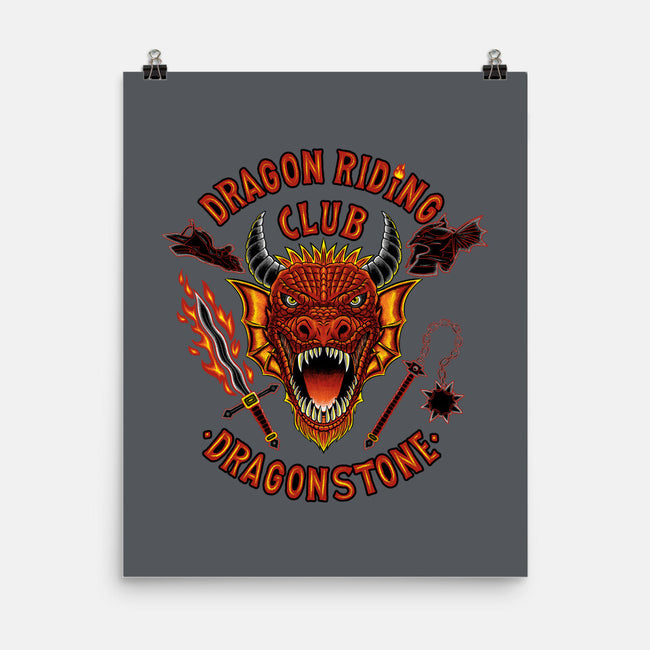 Dragon Riding Club-None-Matte-Poster-rmatix