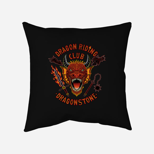 Dragon Riding Club-None-Non-Removable Cover w Insert-Throw Pillow-rmatix