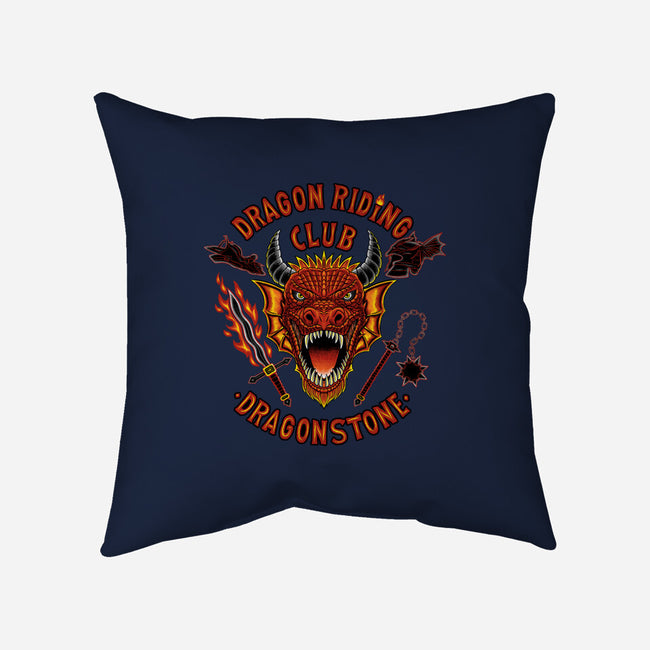 Dragon Riding Club-None-Non-Removable Cover w Insert-Throw Pillow-rmatix