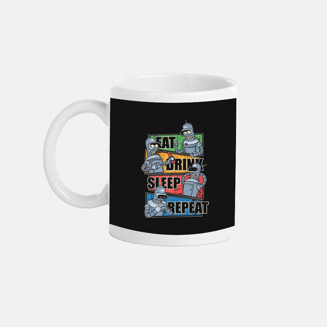 Bender Routine-None-Mug-Drinkware-turborat14