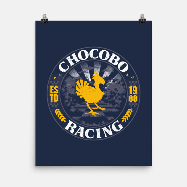 Chocobo Racing-None-Matte-Poster-rocketman_art