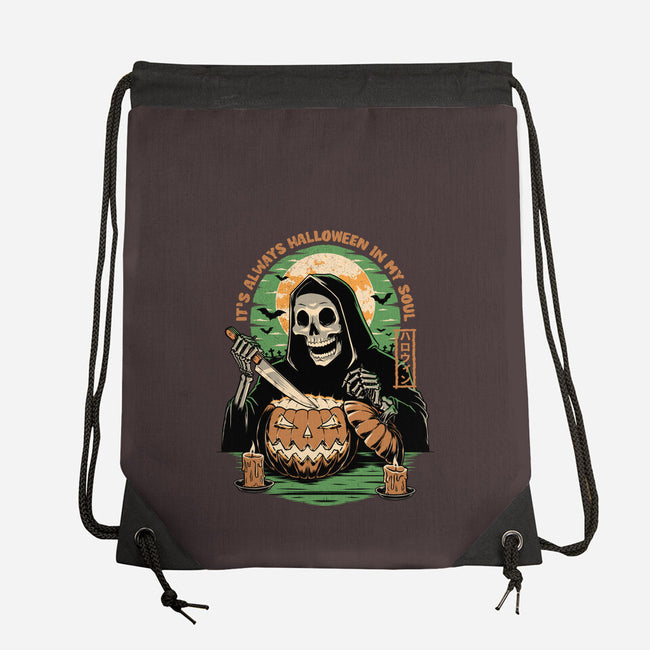 Reaper Halloween In My Soul-None-Drawstring-Bag-Studio Mootant