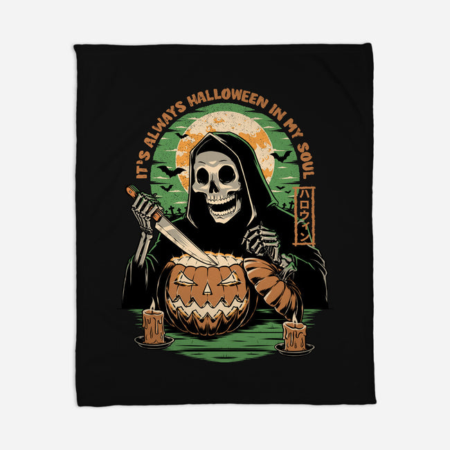 Reaper Halloween In My Soul-None-Fleece-Blanket-Studio Mootant