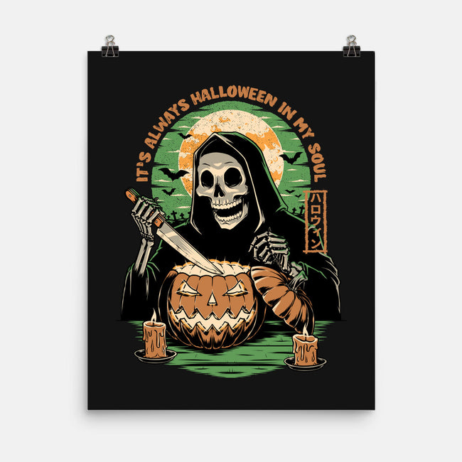 Reaper Halloween In My Soul-None-Matte-Poster-Studio Mootant