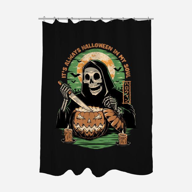 Reaper Halloween In My Soul-None-Polyester-Shower Curtain-Studio Mootant