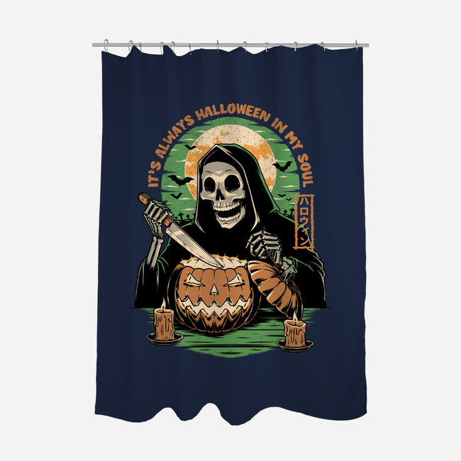 Reaper Halloween In My Soul-None-Polyester-Shower Curtain-Studio Mootant