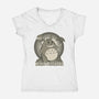 Hello My Neighbor-Womens-V-Neck-Tee-sebasebi