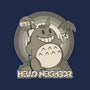 Hello My Neighbor-Womens-Fitted-Tee-sebasebi