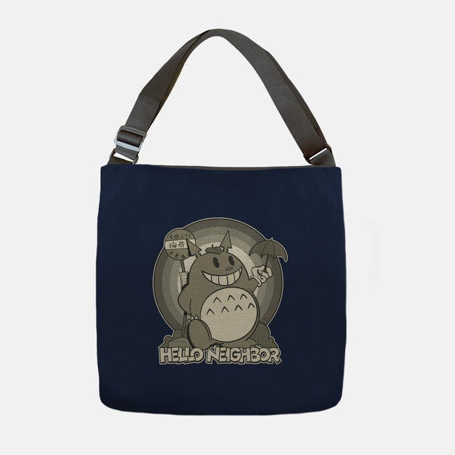 Hello My Neighbor-None-Adjustable Tote-Bag-sebasebi