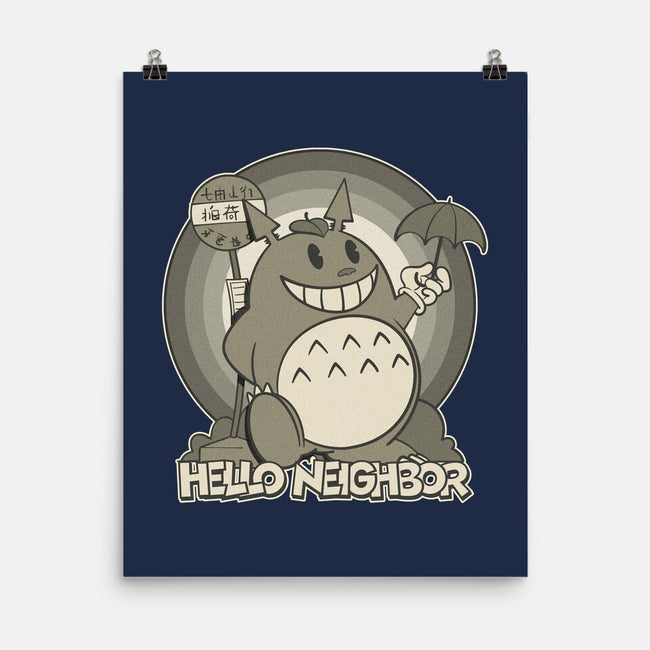 Hello My Neighbor-None-Matte-Poster-sebasebi