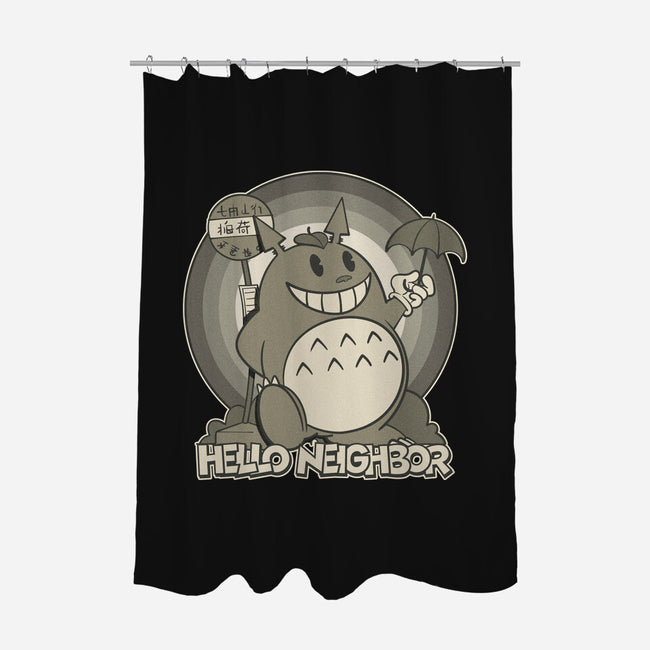 Hello My Neighbor-None-Polyester-Shower Curtain-sebasebi